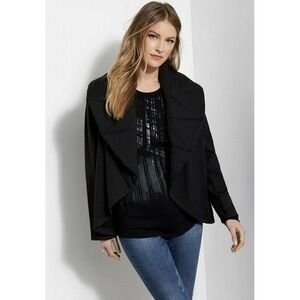 NWT KAREN KANE BLACK OVER SIZE QUILTED JACKET SIZE Large L